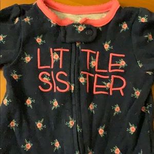 Little sleeper, one piece body suit